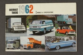 VINTAGE Paper Advertising Chevy 1962 Truck Line Model Catalog Specification Book - £16.53 GBP