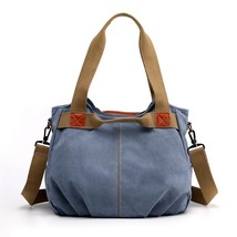 Canvas Hobos Bag Women Handbags Female Designer Large Capacity Leisure Shoulder  - £36.59 GBP