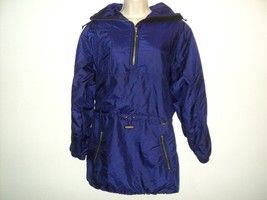 Vintage Nils SkiWear Ski Jacket Size 6 Oversized Navy-Purple Partial Zipped USA - £35.11 GBP