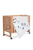Moon Embroidered 60*120 Baby Duvet Cover Set 7 Pieces Sleeping Set - £83.91 GBP