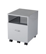 Home Office Realspace® Vista 38&quot;D Metal Mobile File Storage Cart, Silver... - €216,37 EUR