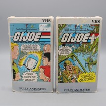 Lot of 2 G.I.Joe VHS Tapes Volume 3&amp;5 (Cobra&#39;s Creatures &amp; Stops the Wor... - £15.56 GBP