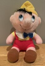 Vintage Walt Disney&#39;s Productions Classic Pinocchio Plush Stuffed Doll T... - $12.47 CAD