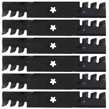Set of 6 Blades for Husqvarna, Dixon: 539113425, 575296401 and More. 16-1/4″ - £41.71 GBP