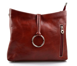 Leather women handbag shoulder bag women purse luxury bag red women handbag - $160.00
