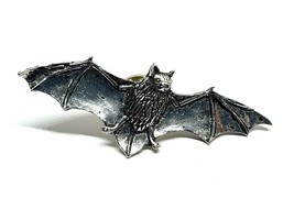 Bat Pin Badge Brooch Nature Pewter Badge Flying Transformation Unisex La... - £6.44 GBP