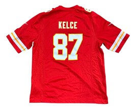Travis Kelce Kansas City Chiefs Red Nike Game Jersey Men&#39;s XL - £131.79 GBP