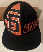San Francisco Giants SF Cap Cooperstown All Over Logo Snap Back Baseball Dad Hat - £15.65 GBP