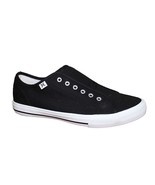 Hurley Ladies Size 7.5 Chloe Slip on Canvas Sneaker Shoes, Black - £19.01 GBP