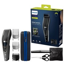 Philips HC7650 Hair Clipper Set Trimmer 3 Combs 28 Length Case Turbo 0.5-28 mm - £167.35 GBP