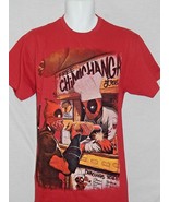 Deadpool T-shirt Mens Medium Taco Chimichanga Stand Red NEW Chef Deadpoo... - £15.37 GBP