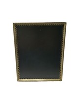 Vintage Gold Metal Ornate Hollywood Regency Filigree Photo Frame w Glass - $19.75