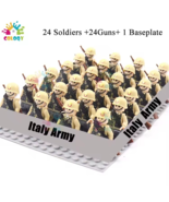 WW2 Military Building Blocks Italy Army Mini Action Figures Toy Christma... - $21.98