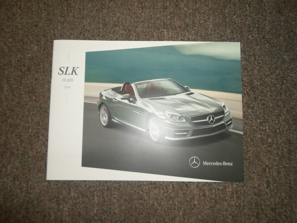 2014 Mercedes Benz SLK Classe Sales Brochure Manuel Usine OEM Livre 14 Offre - £10.94 GBP