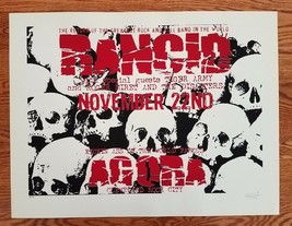 Rancid Poster with special guests Tiger Army, Roger Miret, The Disasters... - $89.64