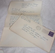 Vtg Letter From Mission House College to The Pastor 1947 - $1.99