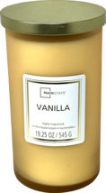Mainstays 19oz Frosted Jar Scented Candle [Vanilla] - $25.95