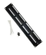 New Mayco Industries 48 Port Cat 6 UTP Patch panel. - $32.68
