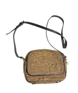 Patricia Nash Crossbody Bag Purse Belleau Jacquard Map Fabric Leather Tr... - $93.14