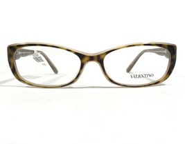 Valentino V2601 230 Eyeglasses Frames Brown Tortoise Clear Rectangular 5... - £102.76 GBP