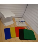 White PULUZ Portable Folding LED Photo Booth Mini Light Box 20*20cm - US... - £14.63 GBP