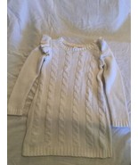 Mothers Day Carters sweater dress Size 4T white long sleeve - £13.56 GBP