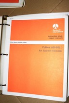 Rockwell Collins ASI-80 Air Speed Indicator instruction repair Manual 523-077066 - £120.29 GBP