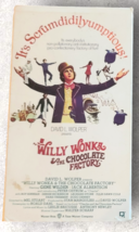 Willy Wonka and the Chocolate Factory VHS 1971, 1991 Slip Case Release - £3.91 GBP