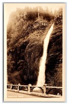 RPPC Horsetail Falls Along Columbia River Highway Oregon OR UNP Eooy Postcard V7 - £3.07 GBP