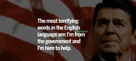 President Ronald Reagan On Government Work Famous Quotes Publicity Photo - £7.20 GBP