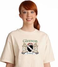 Gleeson Irish Coat of arms tee Shirt in Natural - $15.63+