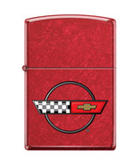 Zippo Lighter - Chevy Corvette Candy Apple Red - 78214 - $35.24