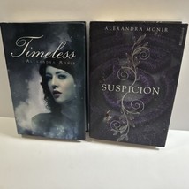 Lot Of 2 Timeless and Suspicion Books By Alexandra Monir HB - £11.87 GBP