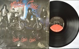 Motley Crue Girls Girls Elektra UK First Press DMM Vinyl LP 1987 VG+ Shrink - £38.91 GBP