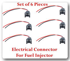 Set of 6 Kit Electrical Connector for Fuel Injector FJ707 Fits:Nissan Land Rover - £11.58 GBP