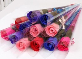 Valentines Day Bouquet Artificial Flower Rose - 12 pcs - £23.51 GBP+