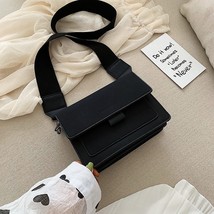 Small bag women 2021 new Korean version of small square bag wide shoulder strap  - £54.00 GBP