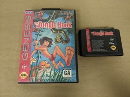 Disney&#39;s The Jungle Book Sega Genesis Cartridge and Case - £10.23 GBP
