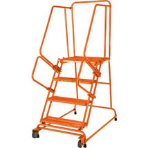 Ballymore 2 Step Steel Orange Tilt And Roll Ladder with Expanded Tread -... - $14,694.37 MXN
