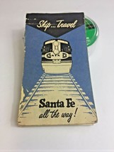 1962  SANTA FE Railway &quot;SHIP &amp; TRAVEL&quot; Santa Fe  All the Way. Scratch pad - $8.86