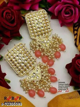 Kundan Indian Jwellery Jewelry Set Earrings Chandbali Latest Desgin Gold... - $3.90