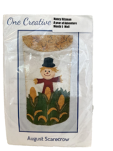 One Creative Penguin August Scarecrow Sewing Kit NEW - $20.89