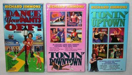 Richard Simmons Dance Your Pants Off Tonin Uptown &amp; Downtown Vhs Sealed Fitness - £11.81 GBP