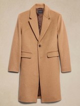 Men’s Banana Republic Wool blend topcoat Black 2XL Afternoon Latte ￼ - $195.00