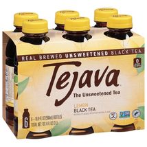 Tejava Original Unsweetened Black Iced Tea, 12 Pack, 16.9oz PET Bottles,... - $27.43