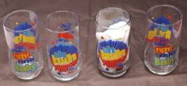 Diet Pepsi Uh Huh You Got The Right One Baby Glass Drinking Cup Lot of 4 Vintage - $18.49