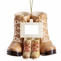 Lenox Just Like Daddy Work Boots Ornament Father Son Construction Christmas NEW - £39.87 GBP