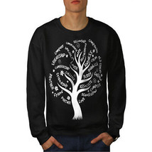 Wellcoda Tree Friend Life Mens Sweatshirt, Relationship Casual Pullover Jumper - £24.11 GBP+