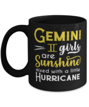 Gemini Girls Are Sunshine Mixed With A Little Hurricane Zodiac Mug Star ... - £14.34 GBP