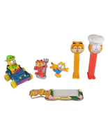 Vintage Garfield Lot PVC Figures Toys Comb Pez Dispensers McDonald&#39;s Toy - £9.63 GBP